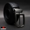 Zays Handcrafted Genuine Leather Belt for Men – Premium Quality, Adjustable, Stylish & Durable (BC102-R)
