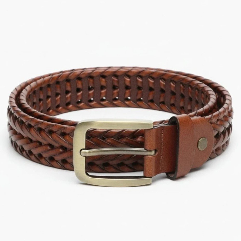 Zays Handcrafted Genuine Leather Belt for Men – Premium Quality, Adjustable, Stylish & Durable - (MB143-146) - Image 9