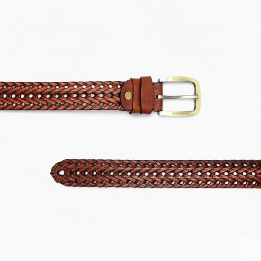 Zays Handcrafted Genuine Leather Belt for Men – Premium Quality, Adjustable, Stylish & Durable - (MB143-146) - Image 14