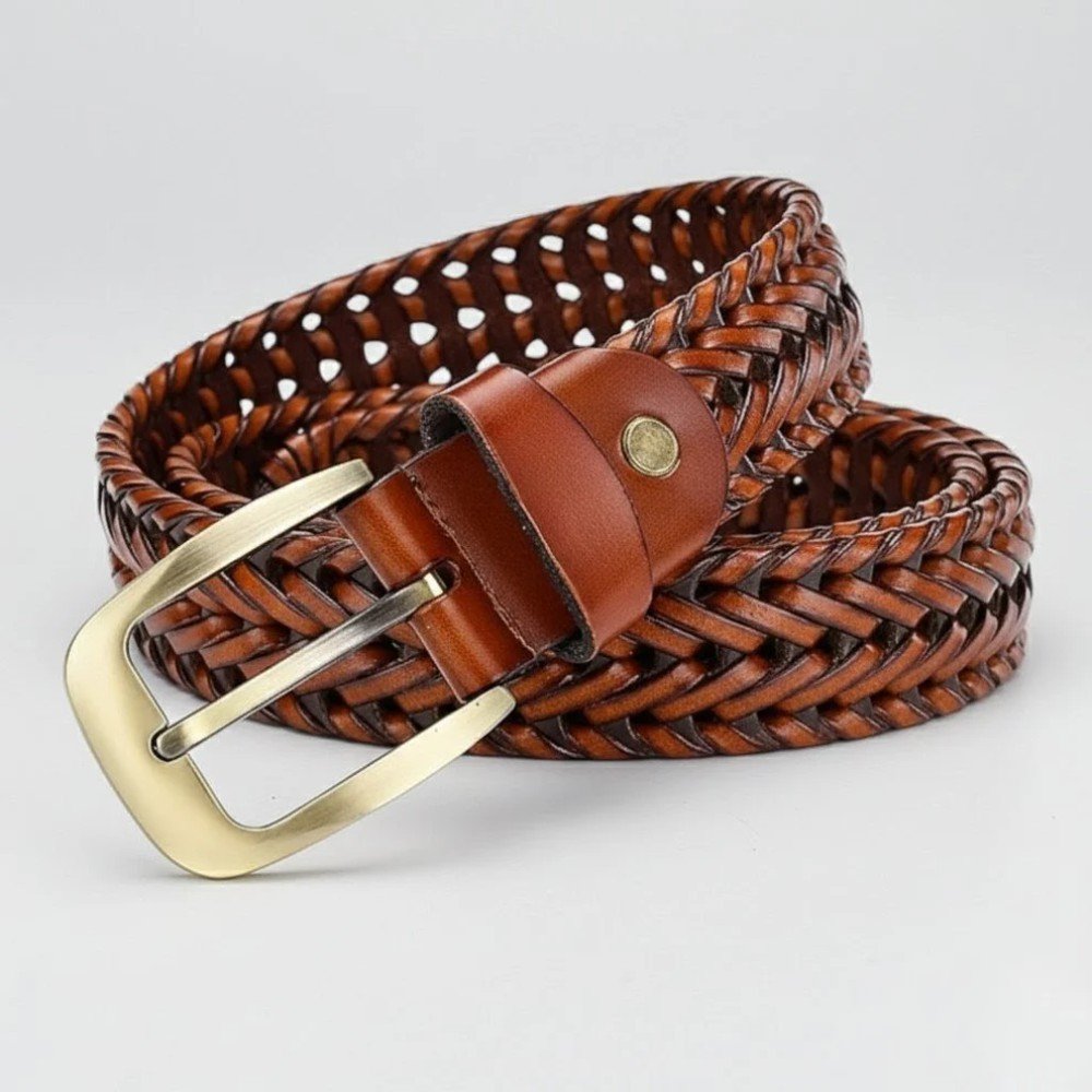 Zays Handcrafted Genuine Leather Belt for Men – Premium Quality, Adjustable, Stylish & Durable - (MB143-146) - Image 20