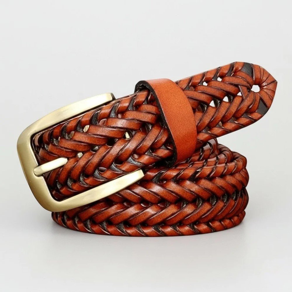 Zays Handcrafted Genuine Leather Belt for Men – Premium Quality, Adjustable, Stylish & Durable - (MB143-146) - Image 23