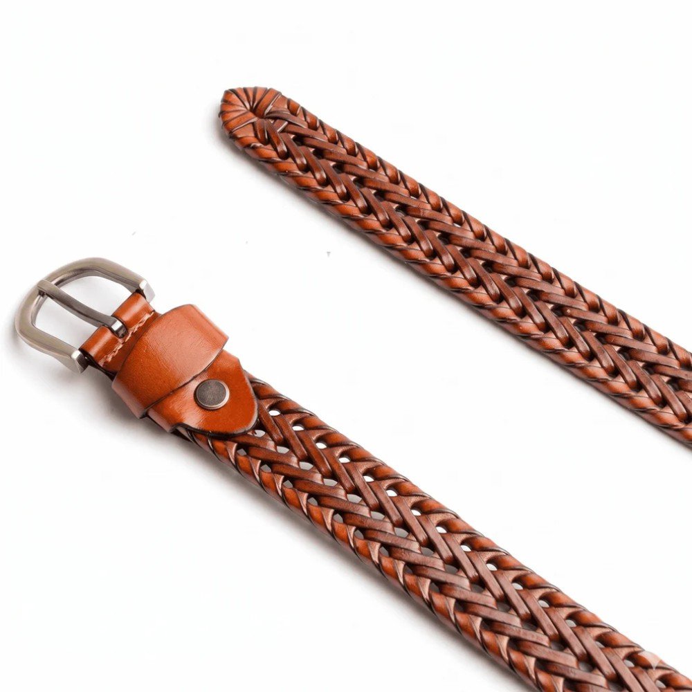 Zays Handcrafted Genuine Leather Belt for Unisex – Premium Quality, Adjustable, Stylish & Durable (WB101-104) - Image 18