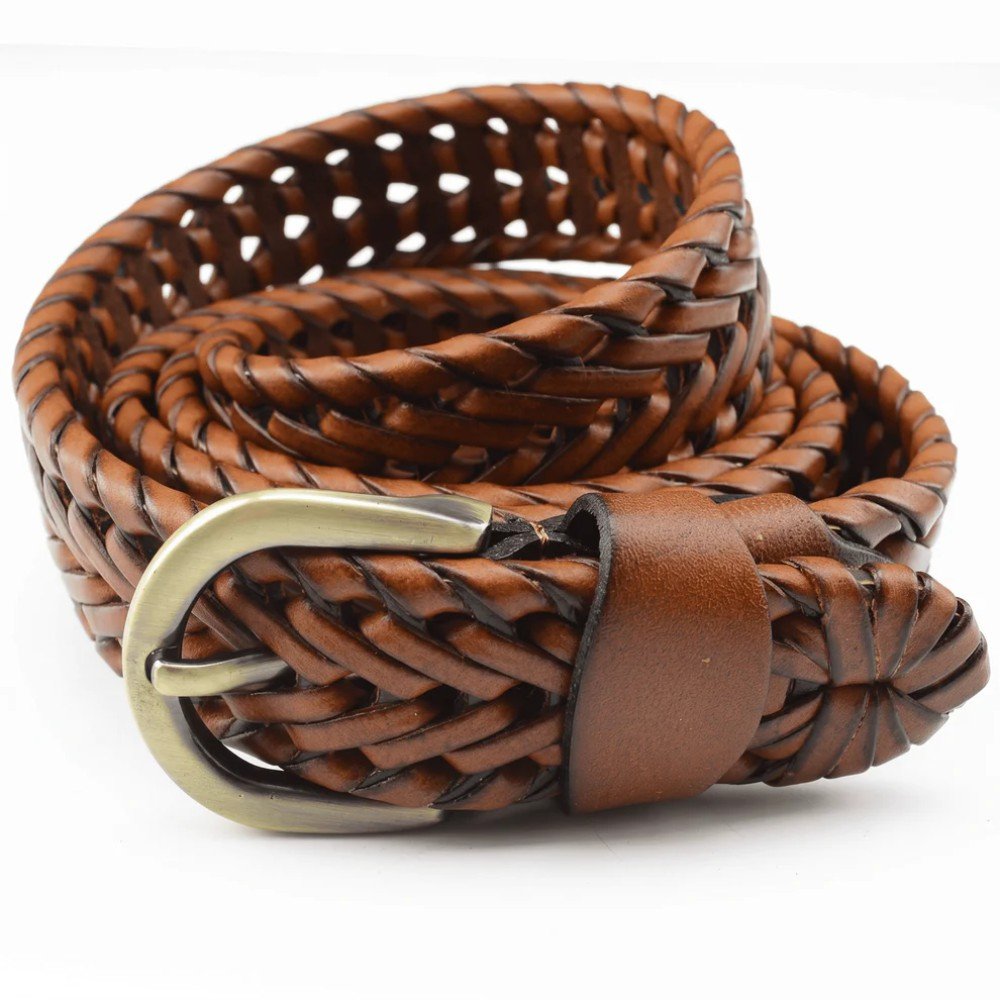 Zays Handcrafted Genuine Leather Belt for Unisex – Premium Quality, Adjustable, Stylish & Durable (WB101-104) - Image 27