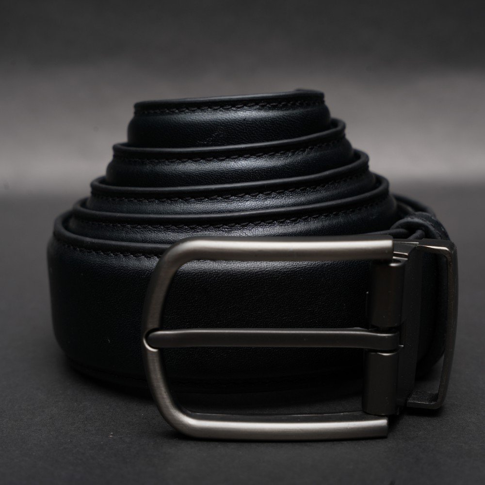 Zays Handcrafted Genuine Leather Belt for Men – Premium Quality, Adjustable, Stylish & Durable (BC102-R) - Image 3