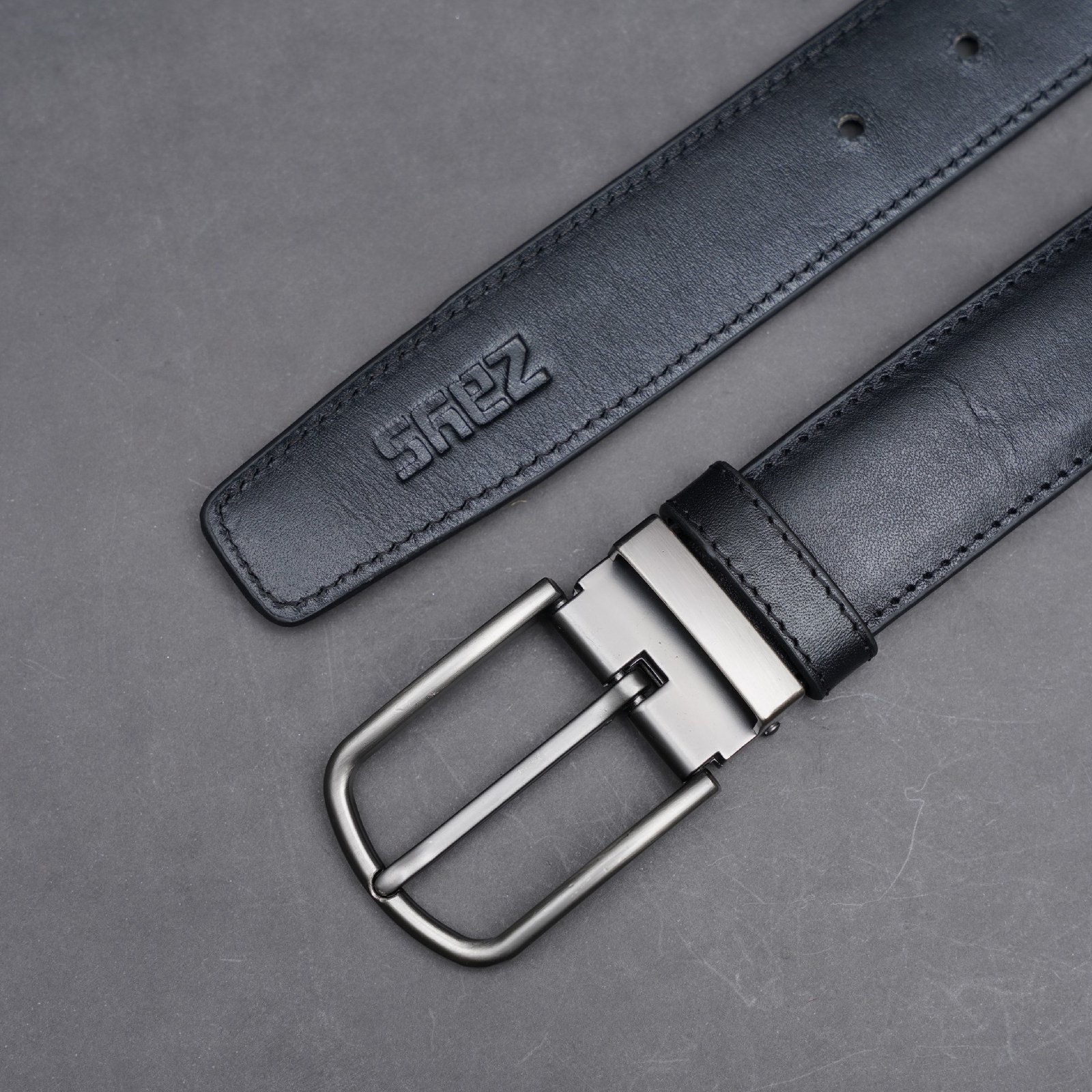 Zays Handcrafted Genuine Leather Belt for Men – Premium Quality, Adjustable, Stylish & Durable (BC102-L) - Image 5