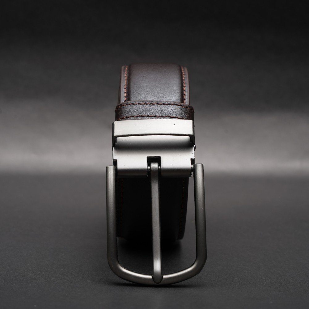 Zays Handcrafted Genuine Leather Belt for Men – Premium Quality, Adjustable, Stylish & Durable (BC102-R) - Image 4