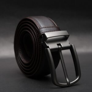 Alternative view of Zays Handcrafted Genuine Leather Belt for Men – Premium Quality, Adjustable, Stylish & Durable (BC102-R)