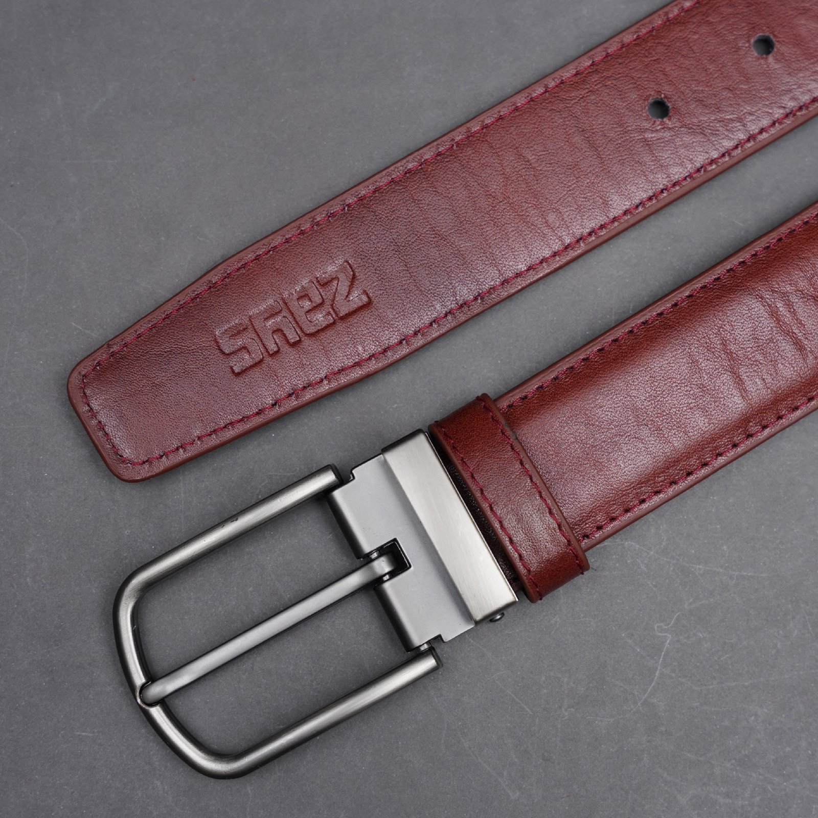 Zays Handcrafted Genuine Leather Belt for Men – Premium Quality, Adjustable, Stylish & Durable (BC102-L) - Image 10