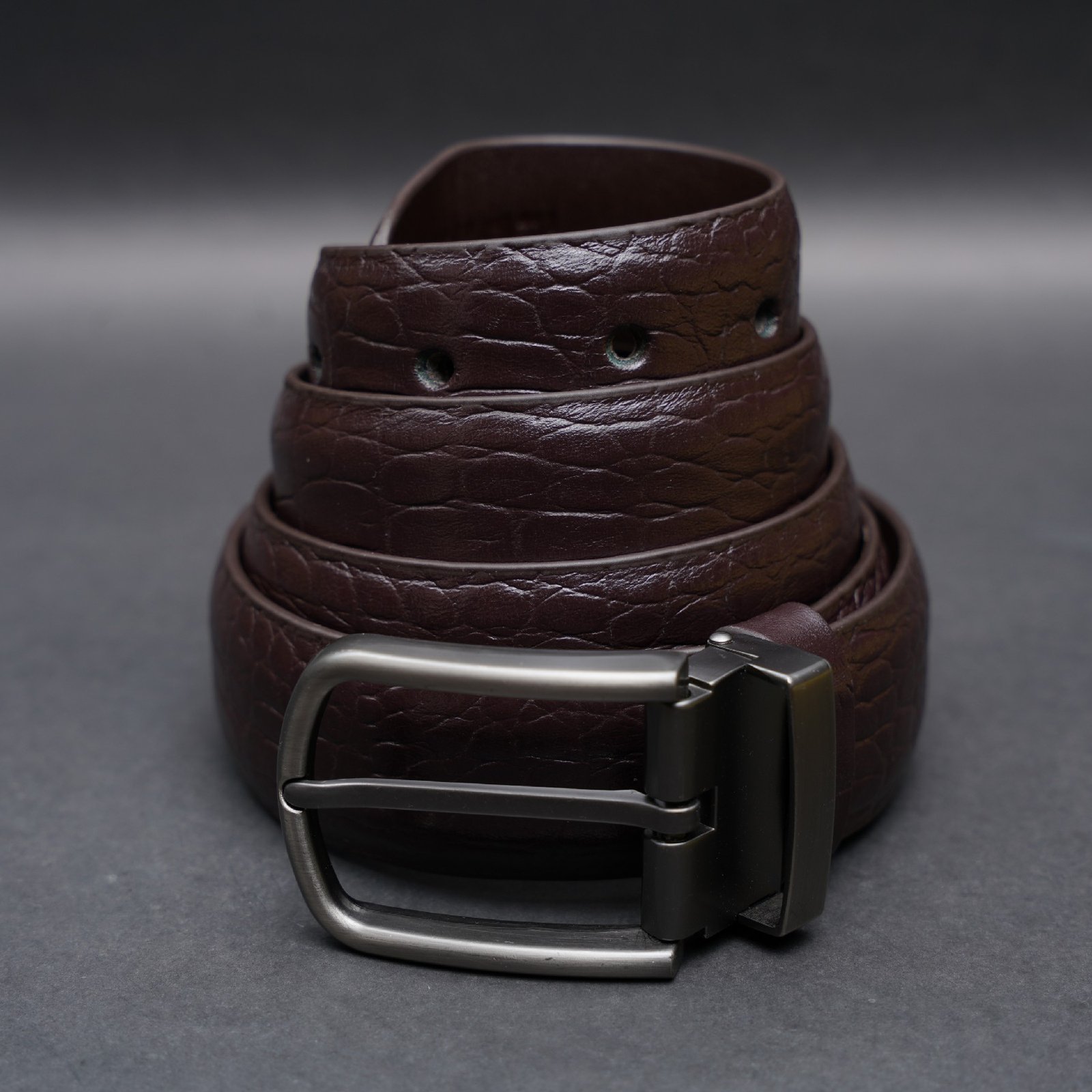Zays Handcrafted Genuine Leather Belt for Men – Premium Quality, Adjustable, Stylish & Durable (BC102-L) - Image 2