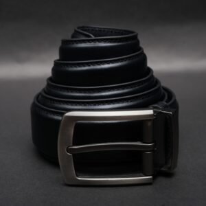 Alternative view of Zays Handcrafted Genuine Leather Belt for Men – Premium Quality, Adjustable, Stylish & Durable (BC103-R)