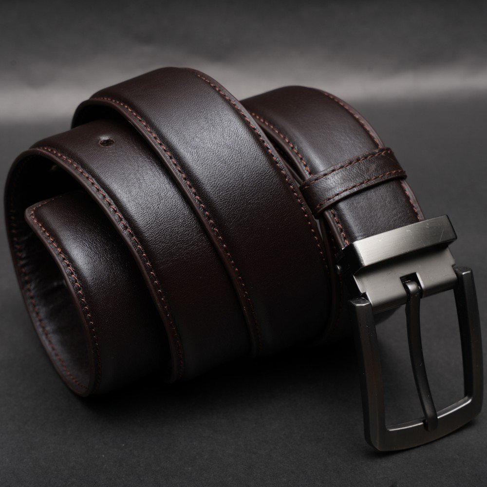 Zays Handcrafted Genuine Leather Belt for Men – Premium Quality, Adjustable, Stylish & Durable (BC103-R) - Image 14