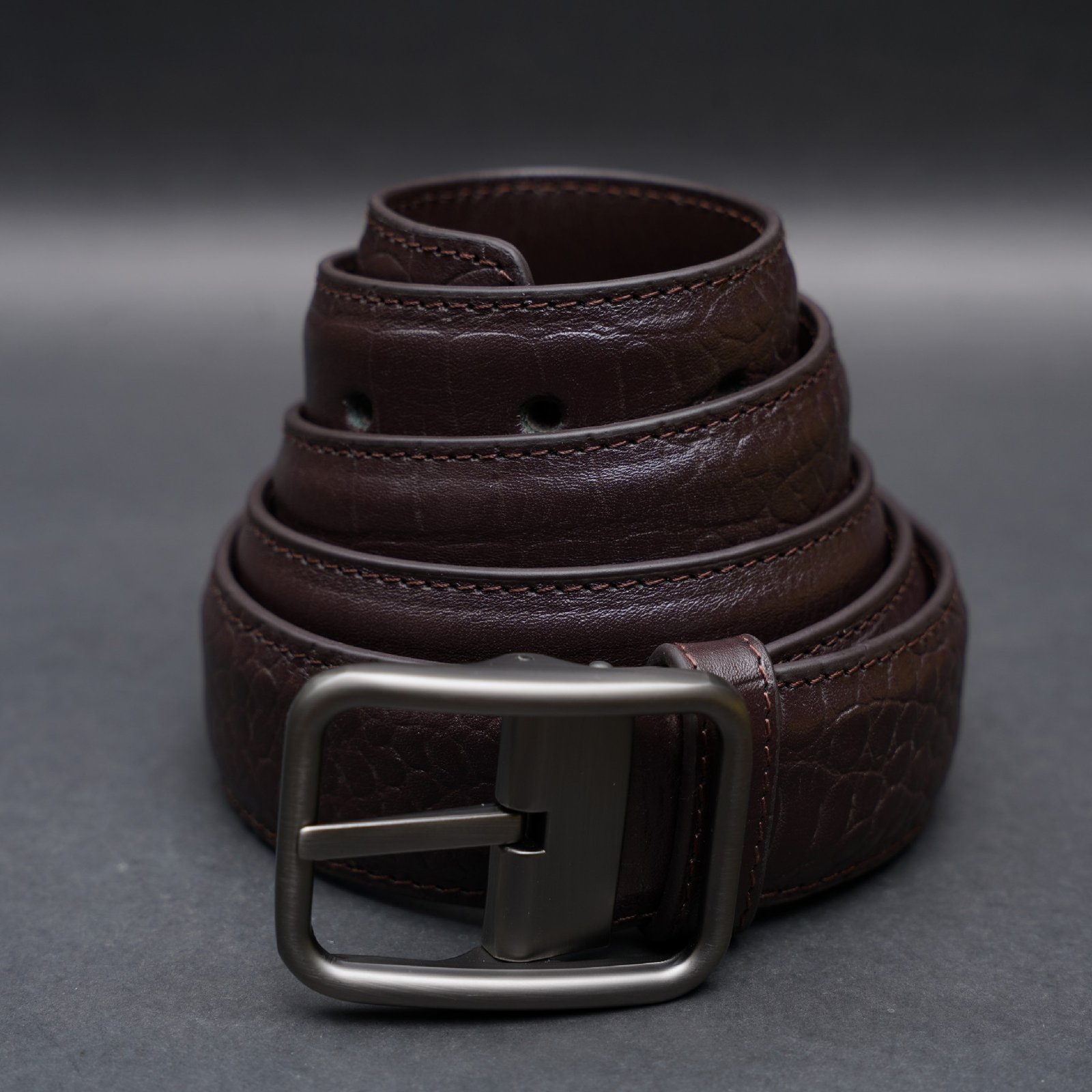 Zays Handcrafted Genuine Leather Belt for Men – Premium Quality, Adjustable, Stylish & Durable - BC109 - Image 3