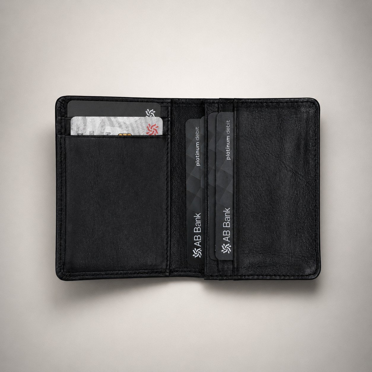 Zays Handcrafted Premium Leather Super Slim Card Holder Mini Wallet (CW121-122) - Image 7