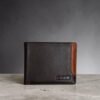 Zays Handcrafted Premium Leather Bifold Short Wallet (SW148-Chocolate)
