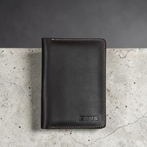 Zays Handcrafted Premium Leather Passport Cover Holder (PH102-Chocolate)