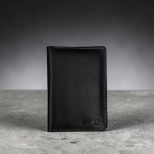 Zays Handcrafted Premium Leather Passport Cover Holder (PH101-Black)