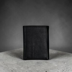 Alternative view of Zays Handcrafted Premium Leather Trifold Short Wallet (SW146-Black)