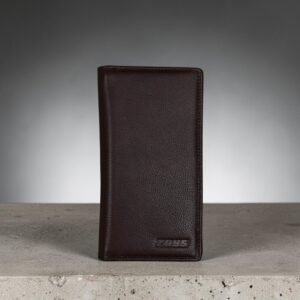 Zays Handcrafted Premium Eco-Friendly Leather Long Wallet for Mobile and Many things (LW113-Chocolate)