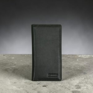Zays Handcrafted Premium Eco-Friendly Leather Long Wallet for Mobile and Many things (LW115-Olive)