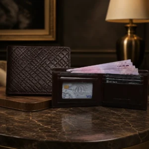 Alternative view of Zays Handcrafted Premium Leather Bifold Short Wallet - W102