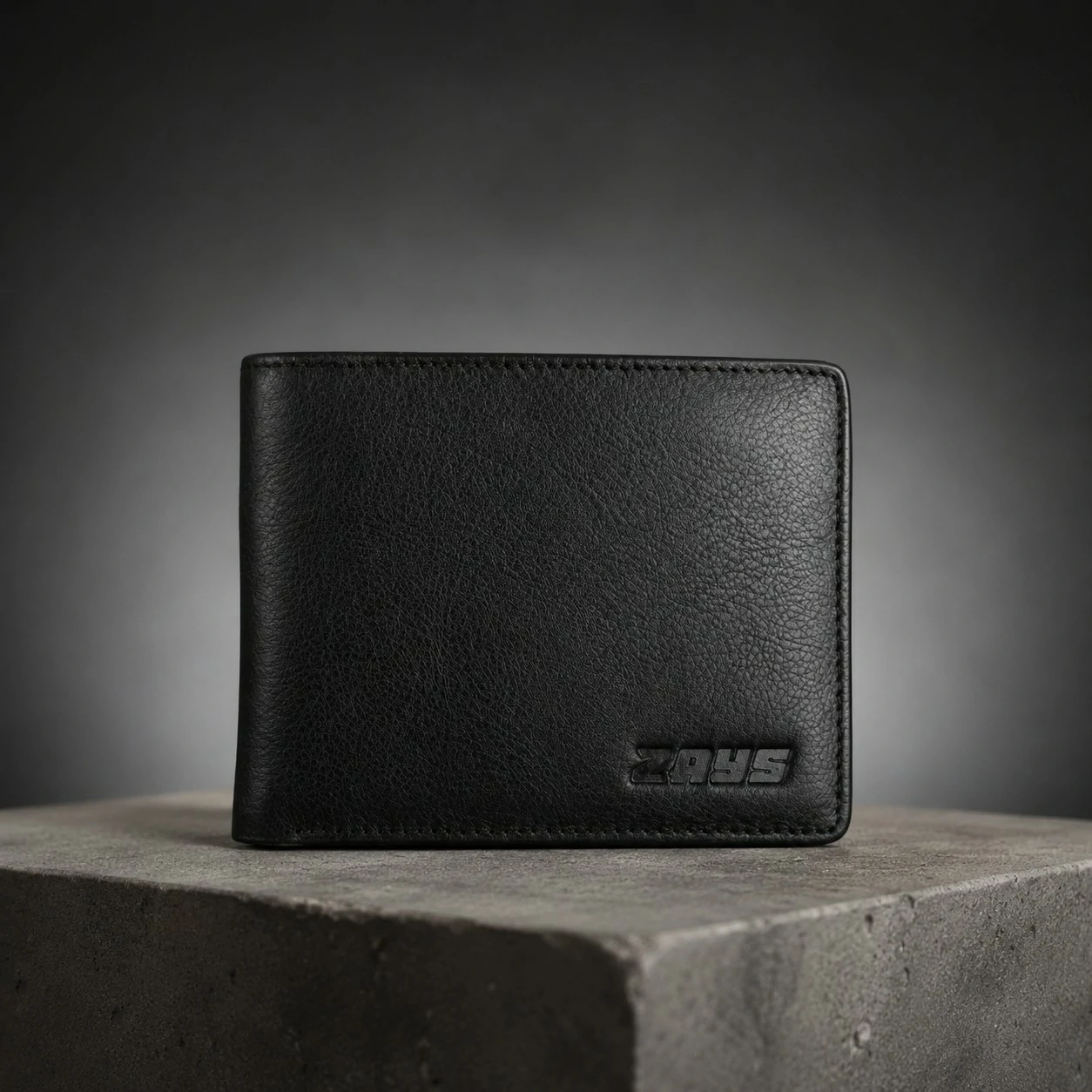 Zays Handcrafted Premium Leather Bifold Short Wallet - W103 - Image 8