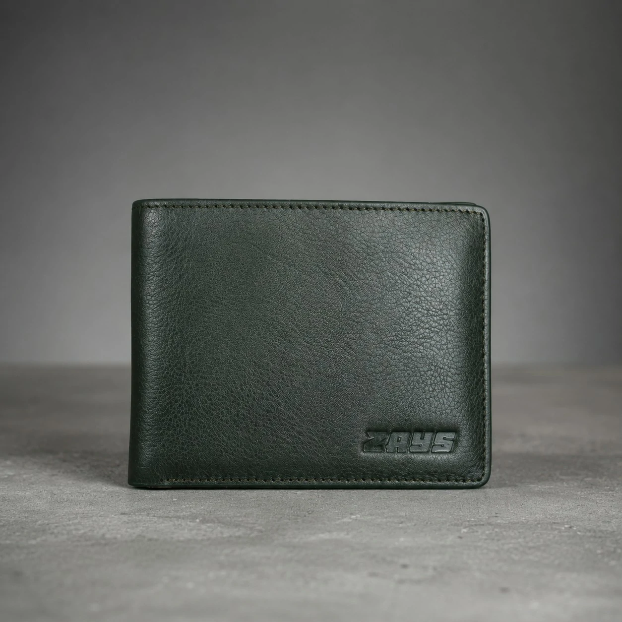 Zays Handcrafted Premium Leather Bifold Short Wallet - W103 - Image 11