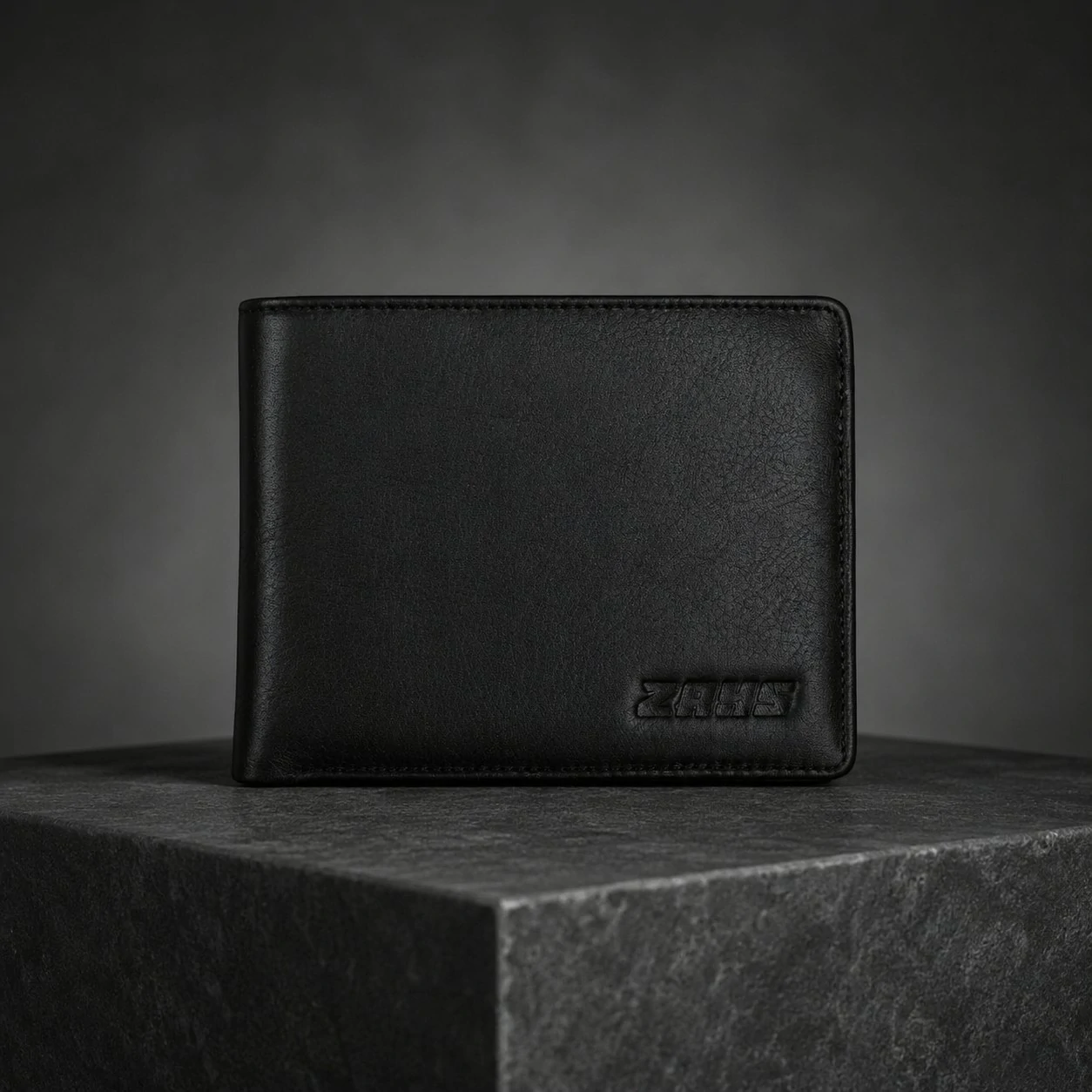 Zays Handcrafted Premium Leather Bifold Short Wallet - W105 - Image 6