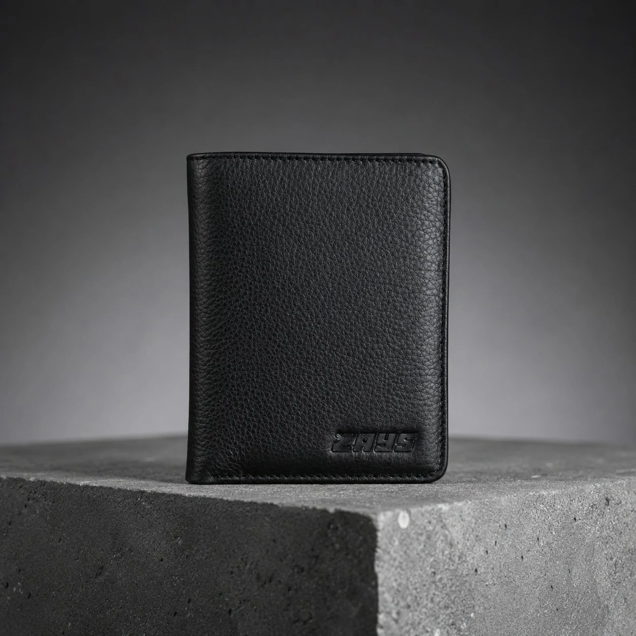 Zays Handcrafted Premium Leather Bifold Short Wallet - W106 - Image 9