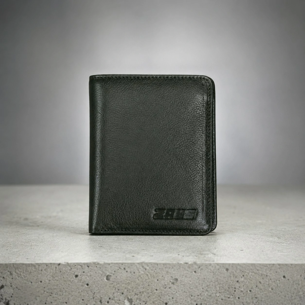 Zays Handcrafted Premium Leather Bifold Short Wallet - W106 - Image 11