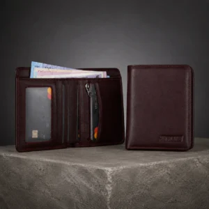 Alternative view of Zays Handcrafted Premium Leather Bifold Short Wallet - W106