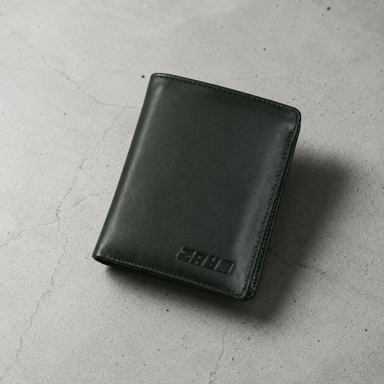 Zays Handcrafted Premium Leather Bifold Short Wallet - W107 - Image 22
