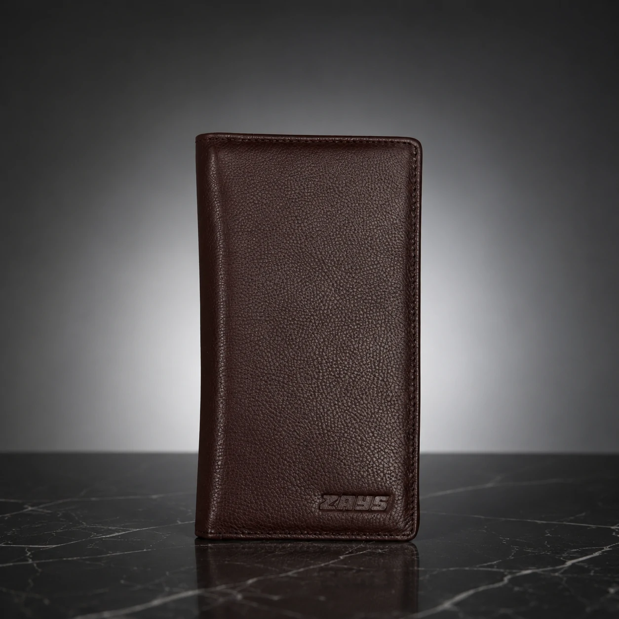 Zays Handcrafted Premium Eco-Friendly Leather Long Wallet for Mobile and Many things - W108 - Image 8