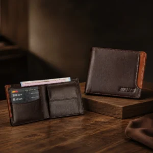 Alternative view of Zays Handcrafted Premium Leather Bifold Short Wallet - W109