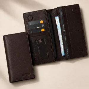 Alternative view of Zays Handcrafted Premium Eco-Friendly Leather Long Wallet for Mobile and Many things - W110