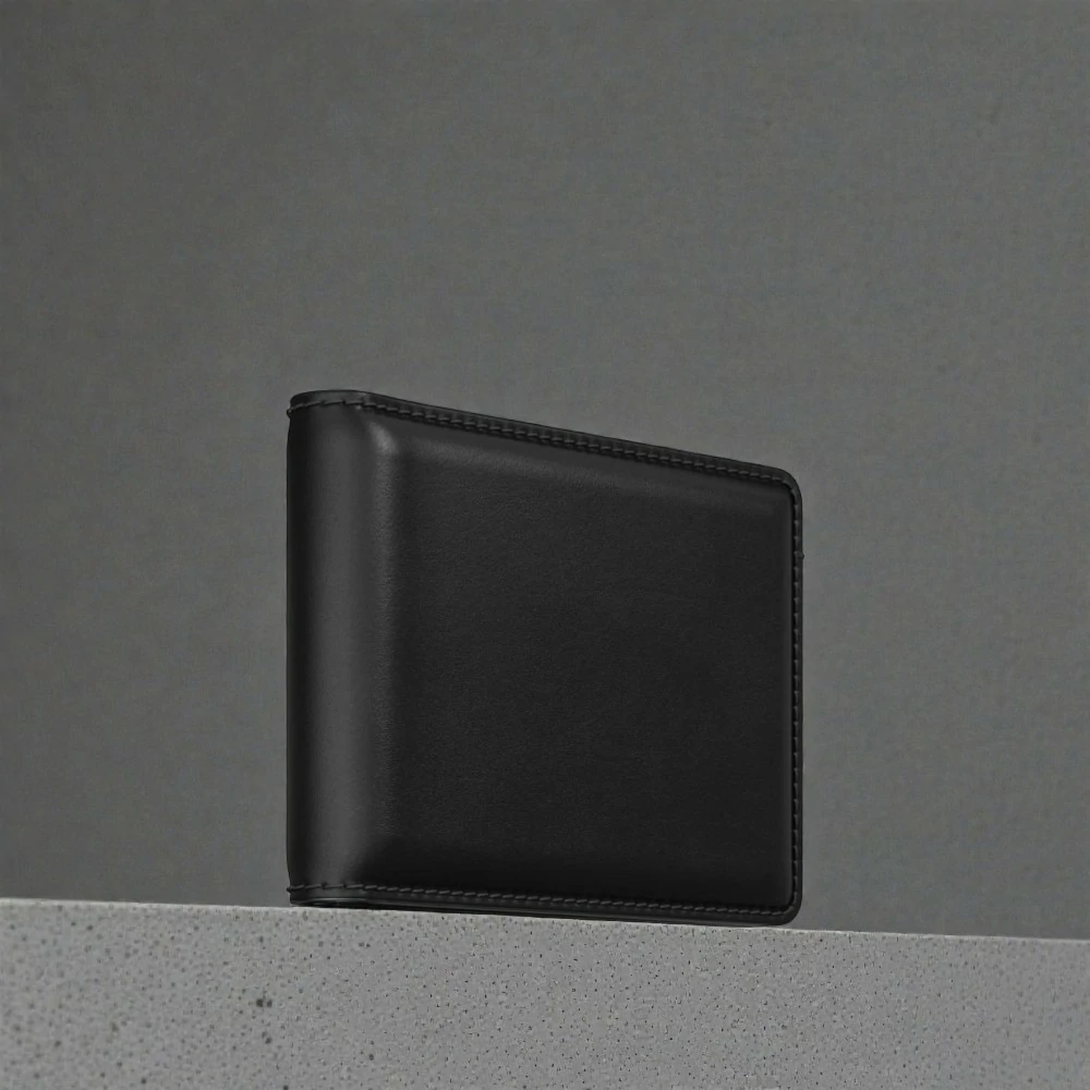 Zays Handcrafted Premium Leather Bifold Short Wallet - W111 - Image 15