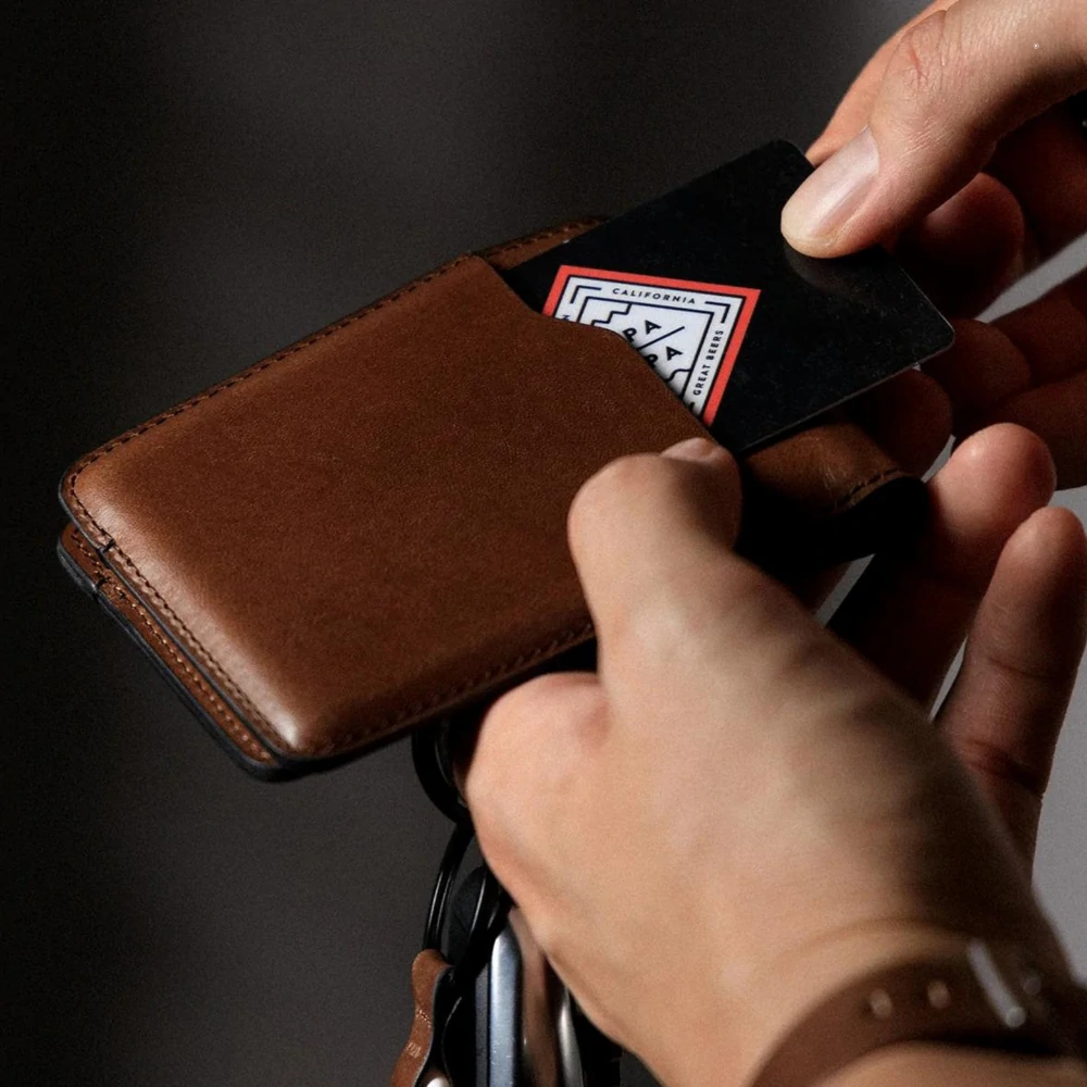 Zays Handcrafted Premium Leather Bifold Short Wallet - W111 - Image 23