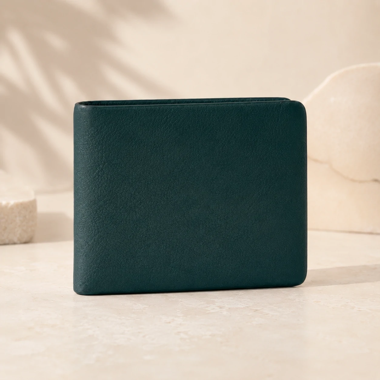 Zays Handcrafted Premium Leather Bifold Short Wallet - W112 - Image 12