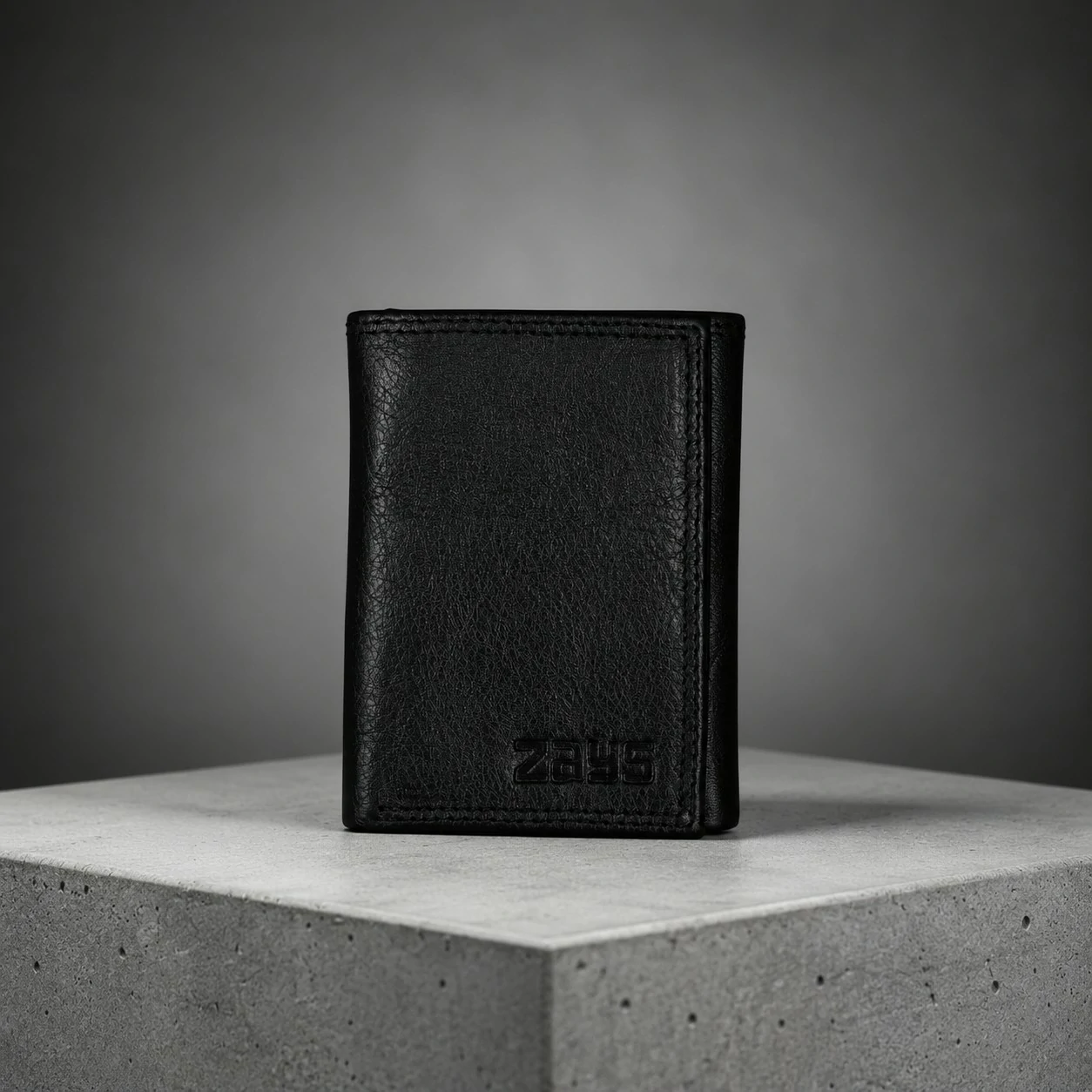 Zays Handcrafted Premium Leather Trifold Short Wallet - W113 - Image 11