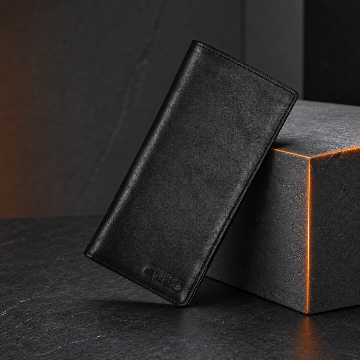 Zays Handcrafted Premium Eco-Friendly Leather Long Wallet for Mobile and Many things - W114 - Image 7