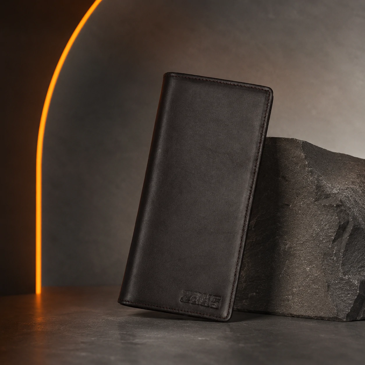 Zays Handcrafted Premium Eco-Friendly Leather Long Wallet for Mobile and Many things - W114 - Image 10