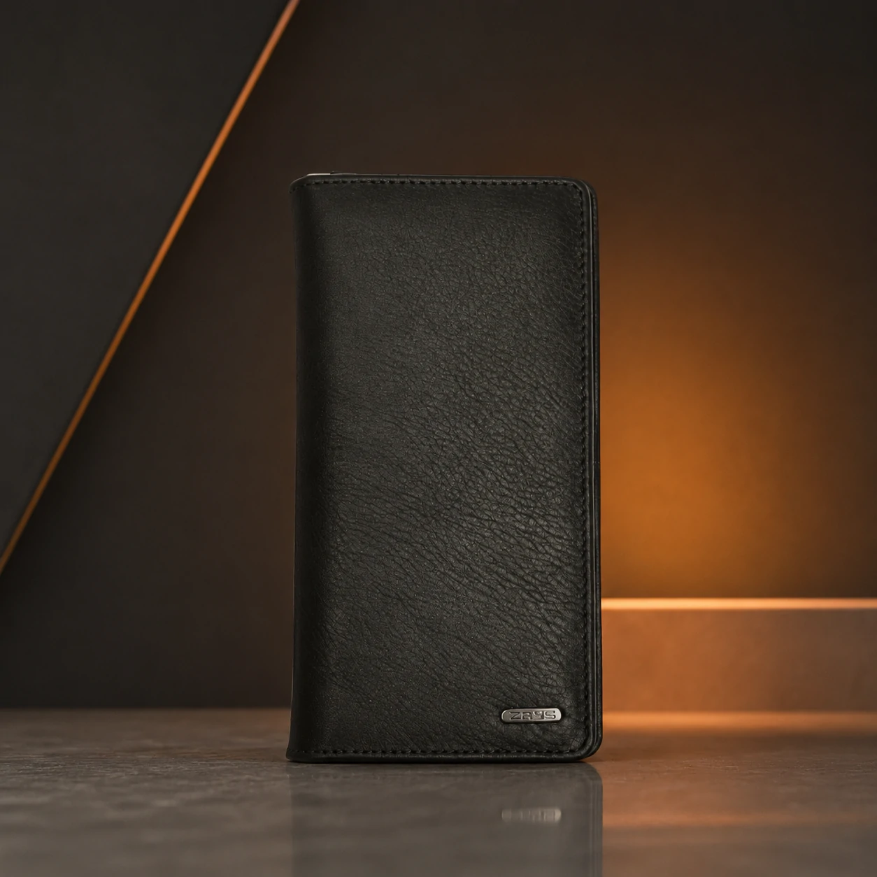 Zays Handcrafted Premium Eco-Friendly Leather Long Wallet for Mobile and Many things - W115 - Image 6