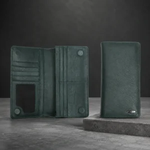 Alternative view of Zays Handcrafted Premium Eco-Friendly Leather Long Wallet for Mobile and Many things - W115
