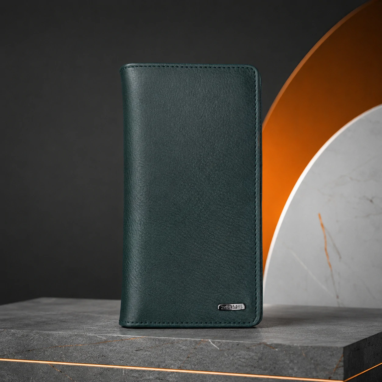 Zays Handcrafted Premium Eco-Friendly Leather Long Wallet for Mobile and Many things - W115 - Image 8