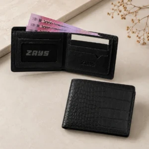 Alternative view of Zays Handcrafted Premium Leather Bifold Short Wallet - W117