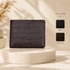 Zays Handcrafted Premium Leather Bifold Short Wallet - W117