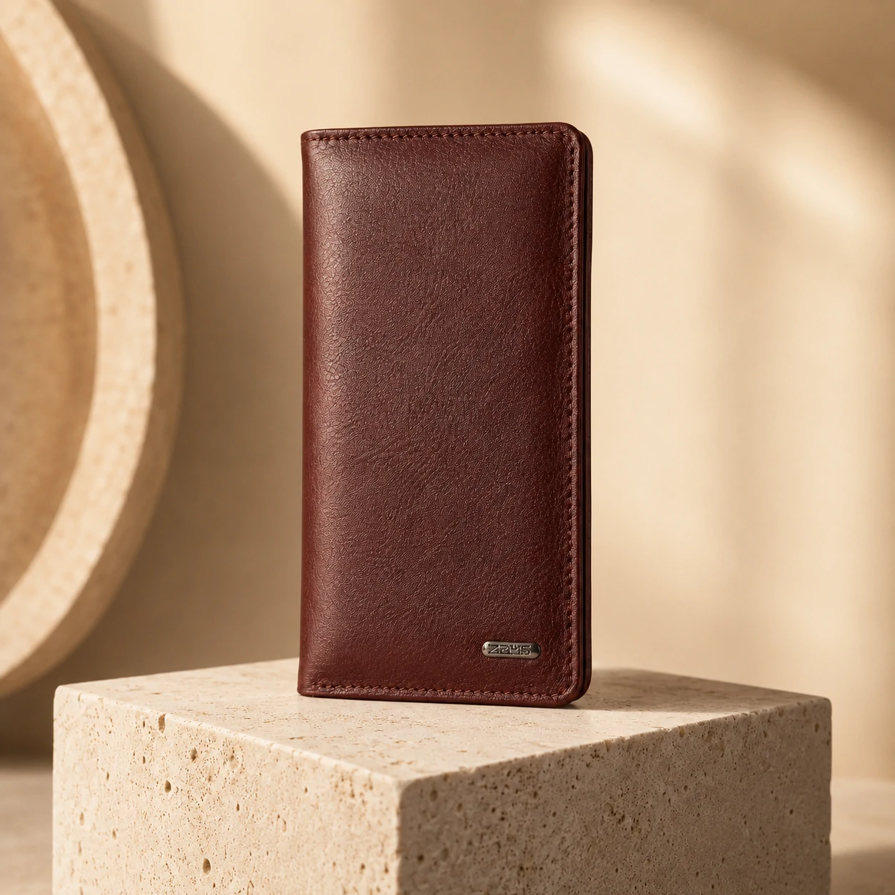 Zays Handcrafted Premium Eco-Friendly Leather Long Wallet for Mobile and Many things - W118 - Image 8