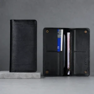 Alternative view of Zays Handcrafted Premium Eco-Friendly Leather Long Wallet for Mobile and Many things - W118