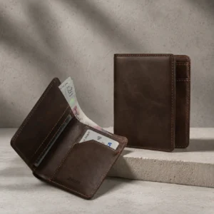 Alternative view of Zays Handcrafted Premium Leather Bifold Short Wallet - W119