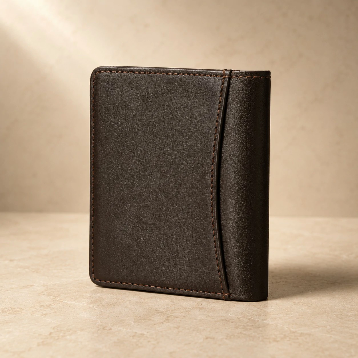 Zays Handcrafted Premium Leather Super Slim Card Holder Mini Wallet - W120 - Image 10
