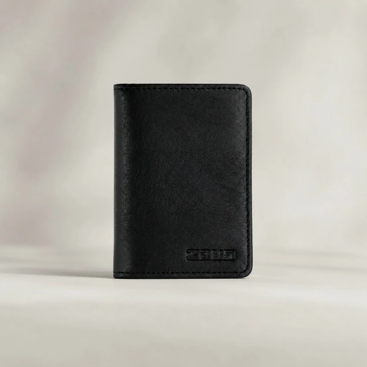 Zays Handcrafted Premium Leather Super Slim Card Holder Mini Wallet - W121 - Image 3